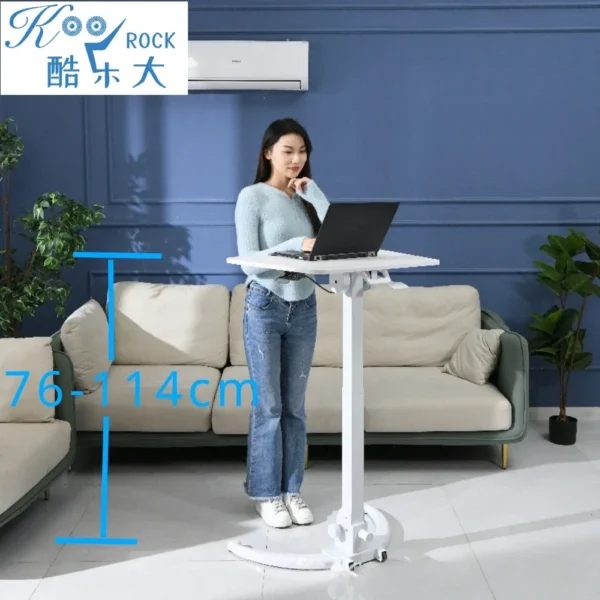Mobile folding and lifting computer table, standing work table, children's learning table, Rabbi Chanting stand Floor Shtender