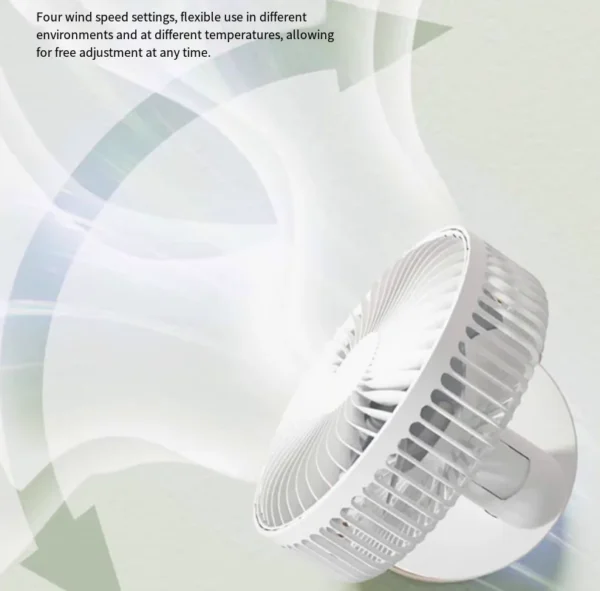 Desktop USB silent fan portable student dormitory fan plug-in home office desktop mini small fan high wind power - Image 3