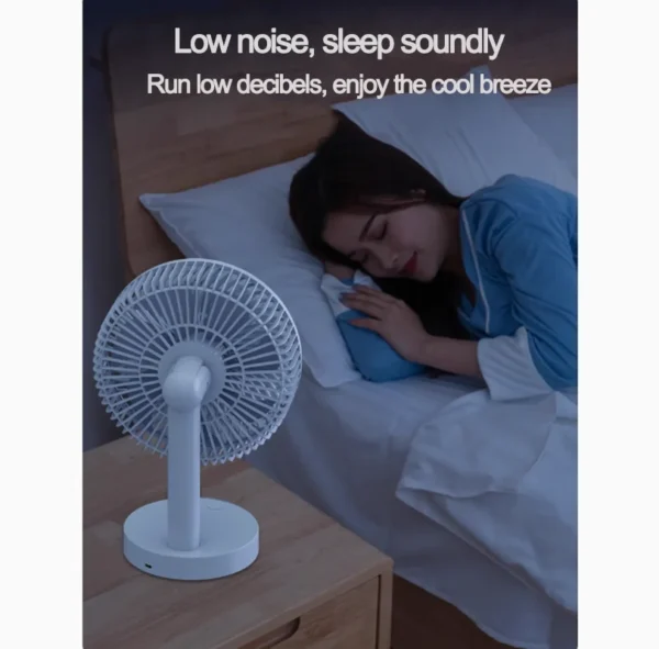 Desktop USB silent fan portable student dormitory fan plug-in home office desktop mini small fan high wind power - Image 2