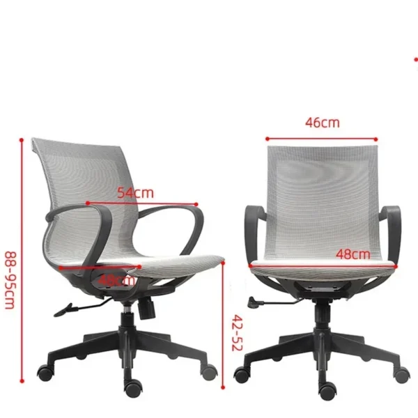 Lumbar Support executive Office Chair Armrest leisureVentilated Recliner Rotate adjustablec Chair WheelsbureaustoelFurniture - Image 6
