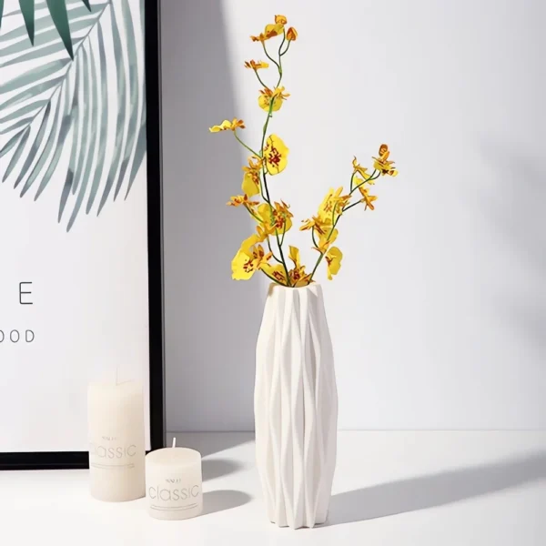 Nordic Plastic Vase Simple Small Fresh Flower Pot Storage Bottle For Flowers Living Room Modern Home Decorations Ornaments - Image 5