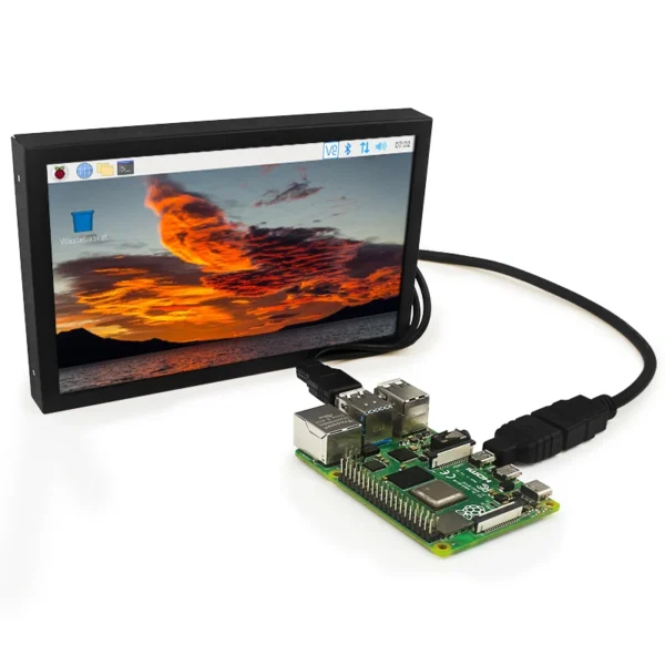7 Inch Portable Display IPS 1024x600 LCD HDMI-compatible VGA AV Input DC Type C Power In for PC Laptop Camera TV Box DVD Screen - Image 6