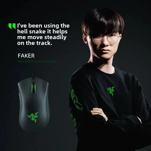Mouse RazerPurgatory Viper Standard Edition 6400DPI Wired Gaming Mouse Brand Merchandise Birthday Gift Graduation Gift Wholesale - Image 5
