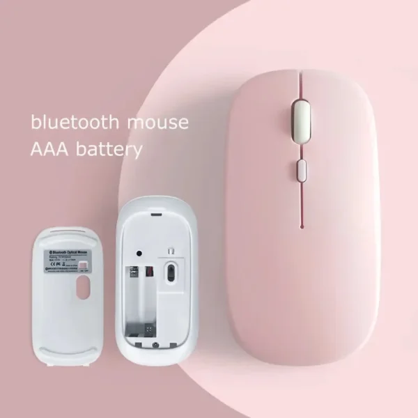 Wireless Bluetooth-compatible Mouse Portable Ergonomic Computer Mice For Laptop iPad Tablet PC Mobile Phone Office Gaming Mouse - Image 2