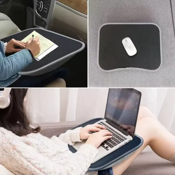 Laptop Lap Desk with Soft Pillow Cushion Portable Small Notebook Table Multifunctional Laptop Desk for 10-15" Laptops Work Game - Image 2