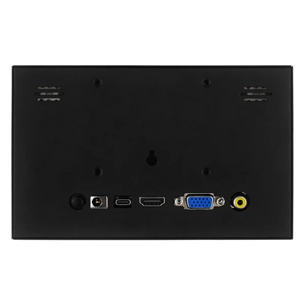 7 Inch Portable Display IPS 1024x600 LCD HDMI-compatible VGA AV Input DC Type C Power In for PC Laptop Camera TV Box DVD Screen - Image 2